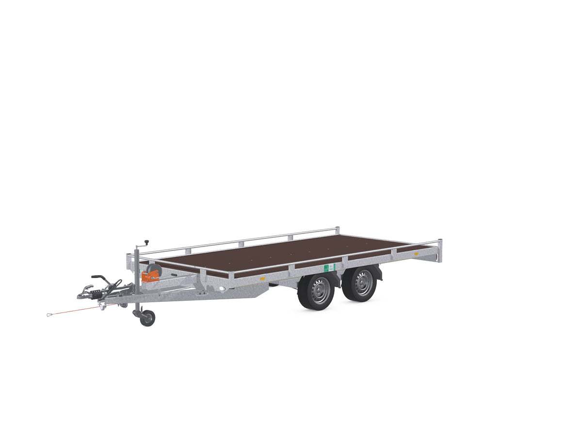 Eduard Hochlader mit Reling 406x200 cm — 2 Achsen, gebremst