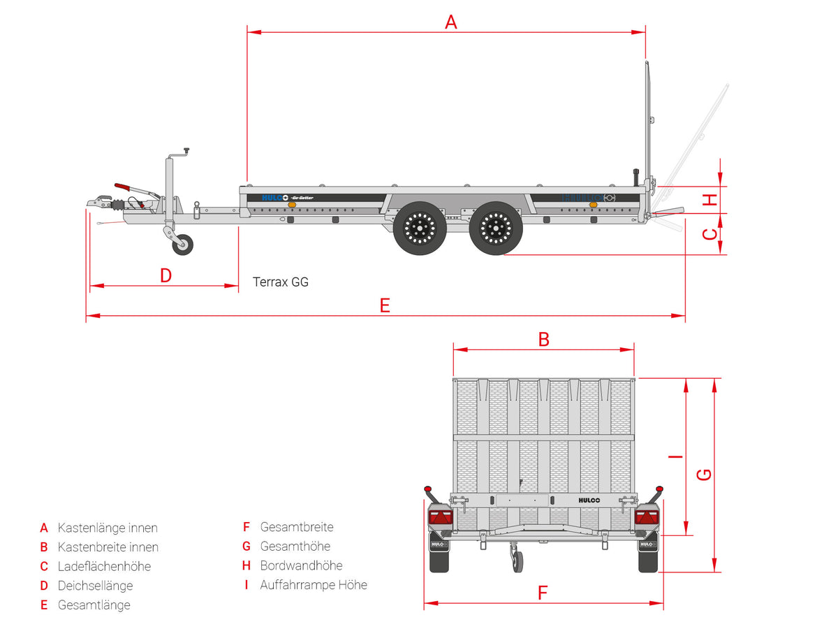 Hulco Terrax-2 3500.394x180 Go-Getter — 2 Achsen, gebremst