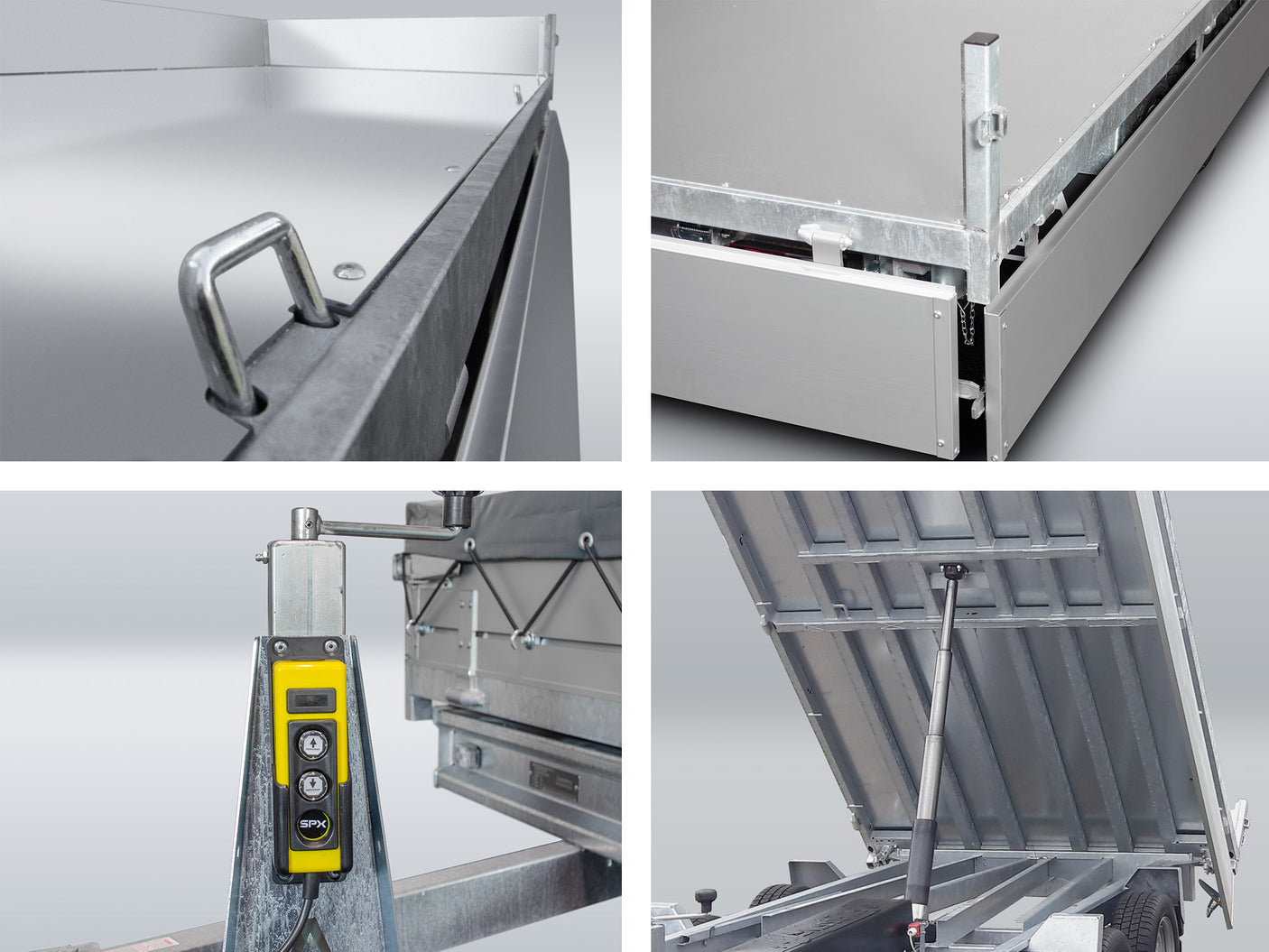 Anssems KSX 3500.305x178 E — 2 Achsen, gebremst, kippbar