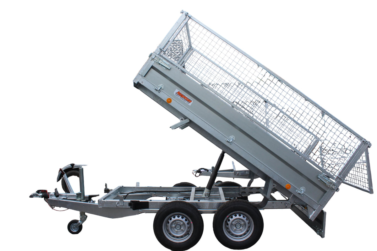 Neptun Kipper N27-256 2 kipper (GN251) 257x148 cm — 2 Achsen, gebremst inkl. Laubgitter 60cm