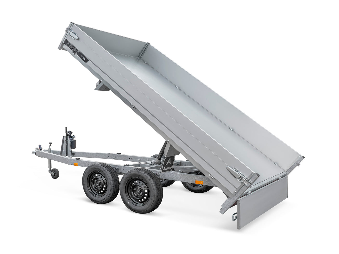 Anssems KLT-2 750.305x150 Pro — 2 Achsen, ungebremst, kippbar