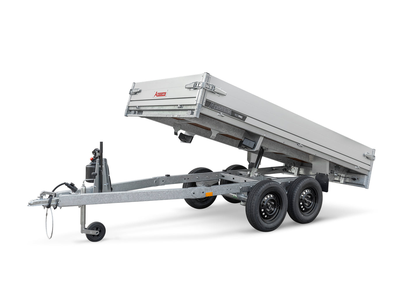 Anssems KLT-2 750.305x150 Pro — 2 Achsen, ungebremst, kippbar