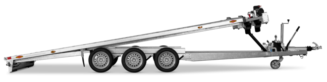 Böckmann Bootsanhänger AH 5021/35 T 500x210 cm — 3 Achsen, gebremst