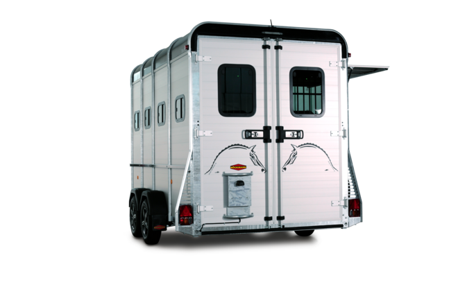 Böckmann Pferdeanhänger Traveller K 4 Big SK 458x200 cm — 2 Achsen, gebremst