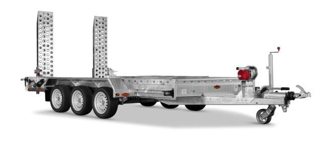 Böckmann Maschinentransporter BT-ST 4018/35 T 403x180 cm — 3 Achsen, gebremst