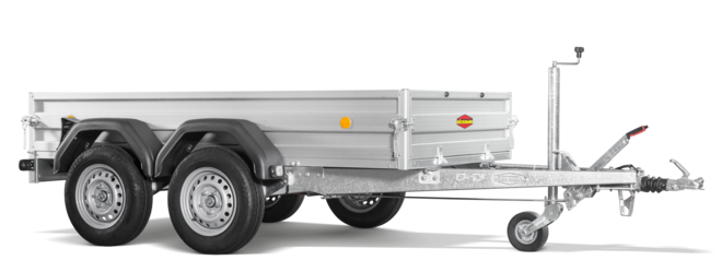 Böckmann Tieflader TL-AL 2513/27 252x130 cm — 2 Achsen, gebremst