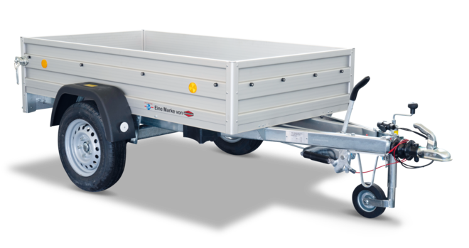 Böckmann Tieflader TL-EB2010/100 AL 203x108 cm — 1 Achse, gebremst
