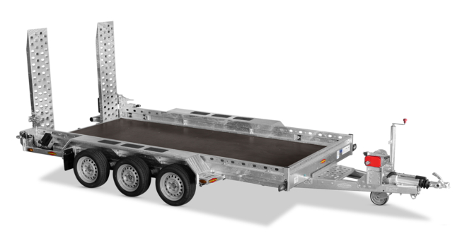 Böckmann Maschinentransporter BT-ST 4018/35 T 403x180 cm — 3 Achsen, gebremst
