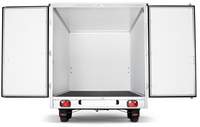 Böckmann Kofferanhänger KH 5121/30 F 510x206 cm — 2 Achsen, gebremst