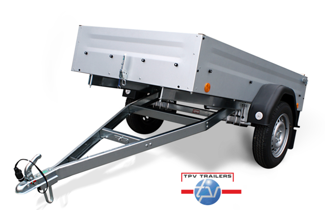 Böckmann Tieflader KD-EU2-K light 202x108 cm — 1 Achse, ungebremst