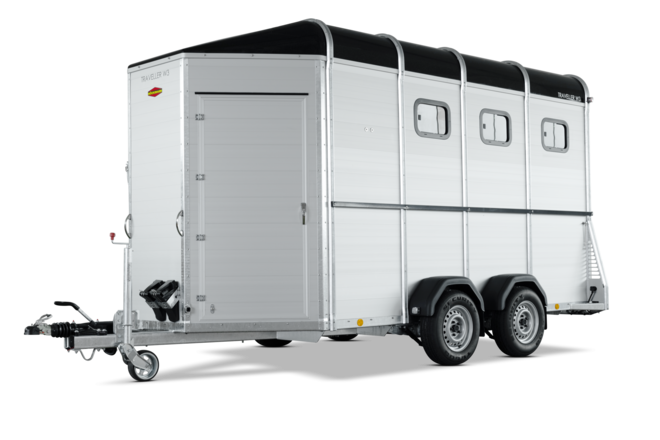 Böckmann Pferdeanhänger Traveller W 3 Big SK 458x200 cm — 2 Achsen, gebremst