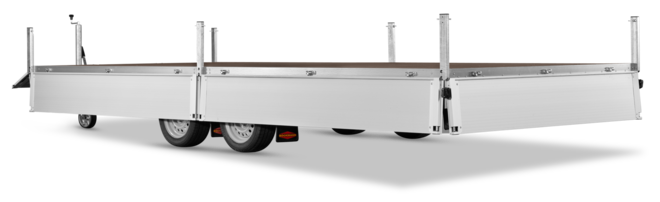 Böckmann Hochlader HL-AL 5121/30 F 514x210 cm — 2 Achsen, gebremst