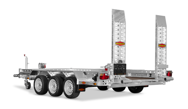 Böckmann Maschinentransporter BT-ST 4018/35 T 403x180 cm — 3 Achsen, gebremst