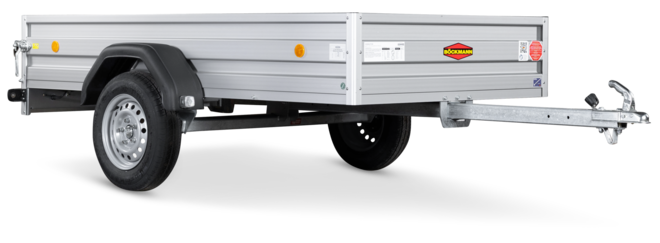 Böckmann Tieflader TL-AL 2113/75 210x130 cm — 1 Achse, ungebremst