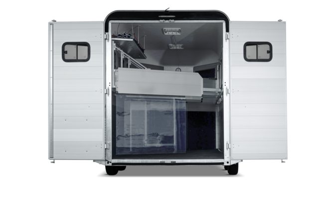 Böckmann Pferdeanhänger Traveller W 3 Big SK 458x200 cm — 2 Achsen, gebremst