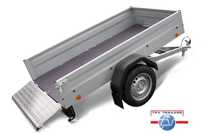 Böckmann Tieflader KD-EU2-K light 202x108 cm — 1 Achse, ungebremst