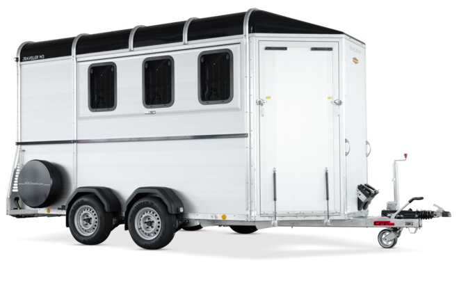 Böckmann Pferdeanhänger Traveller W 3 Big SK 458x200 cm — 2 Achsen, gebremst