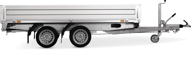 Böckmann Hochlader HL-AL 3718/30 F 374x180 cm — 2 Achsen, gebremst