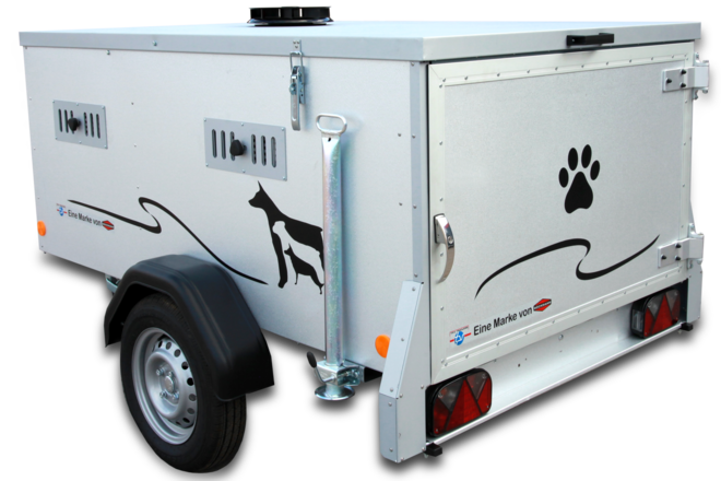 Böckmann Kofferanhänger Hundeanhänger HT-EU2/3 Dog3 Plus 203x124 cm — 1 Achse, ungebremst