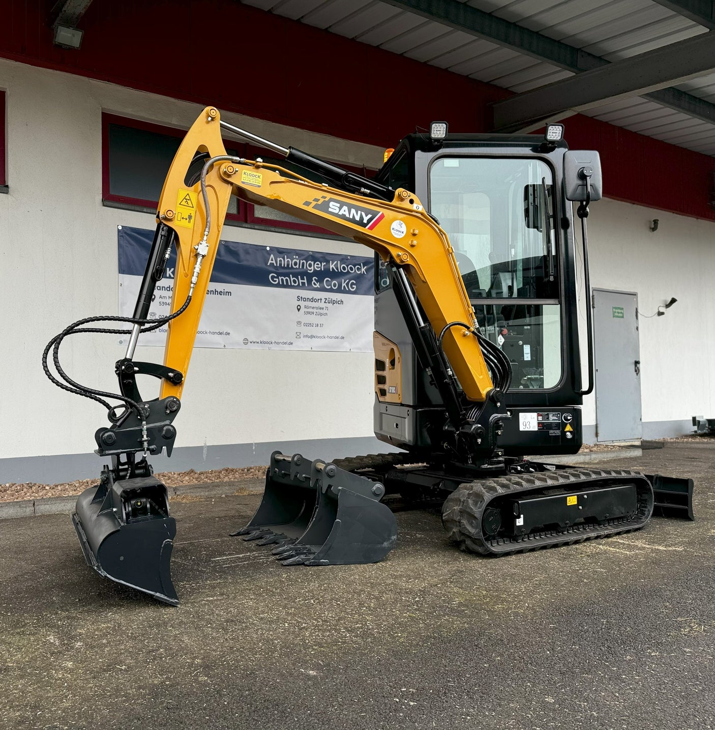 SANY SY18C Minibagger inkl. Löffelpaket