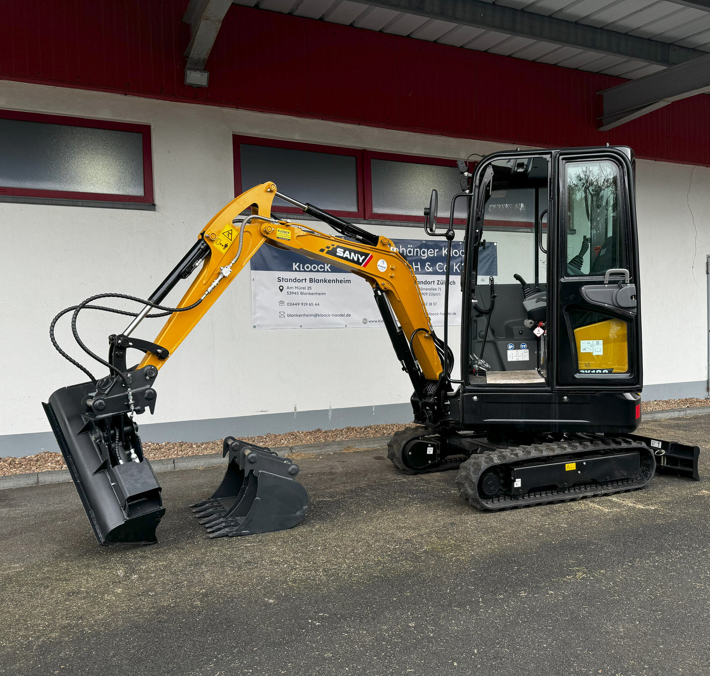SANY SY18C Minibagger inkl. Löffelpaket