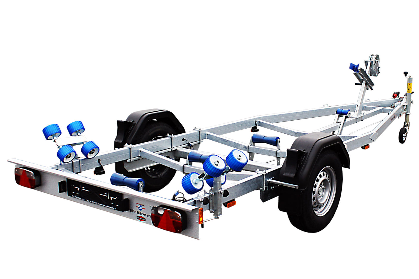 TPV Bootsanhänger BA 1300-R 551x151 cm — 1 Achse, gebremst
