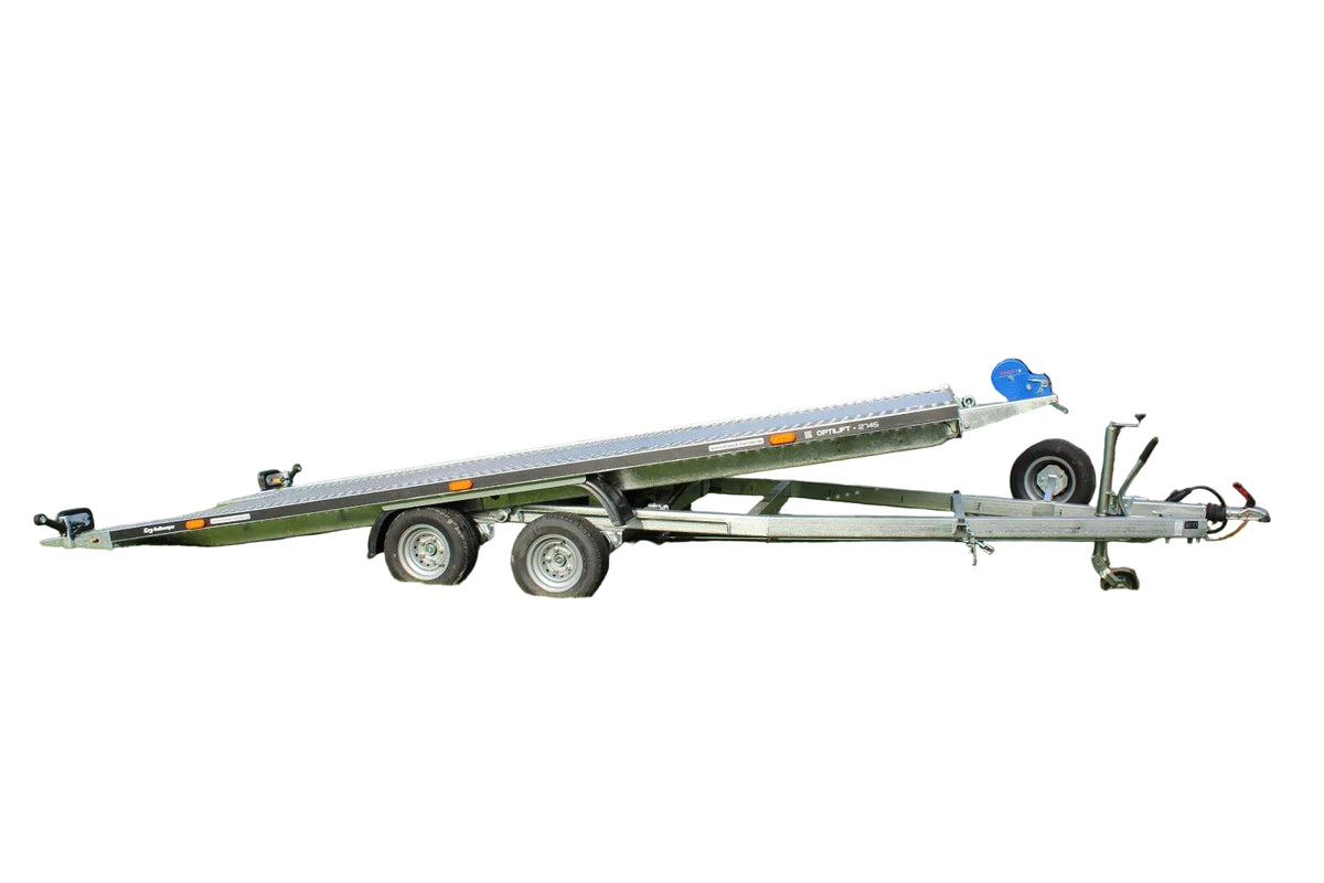 Balhanger Optilift 3045 Autotransporter 450x216 cm — 2 Achsen, gebremst, absenkbar