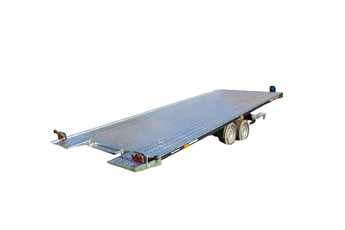 Balhanger Optilift 3555 Autotransporter 550x216 cm — 2 Achsen, gebremst, hydraulisch kippbar