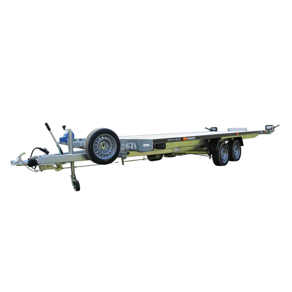 Balhanger Optilift 3555 Autotransporter 550x216 cm — 2 Achsen, gebremst, hydraulisch kippbar