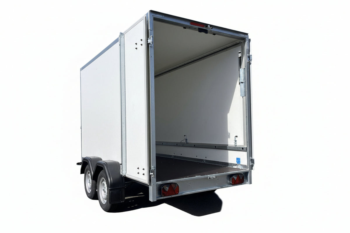 Brenderup CD300TBD2000 mit Verkaufsklappe 300x155 cm — 2 Achsen, gebremst