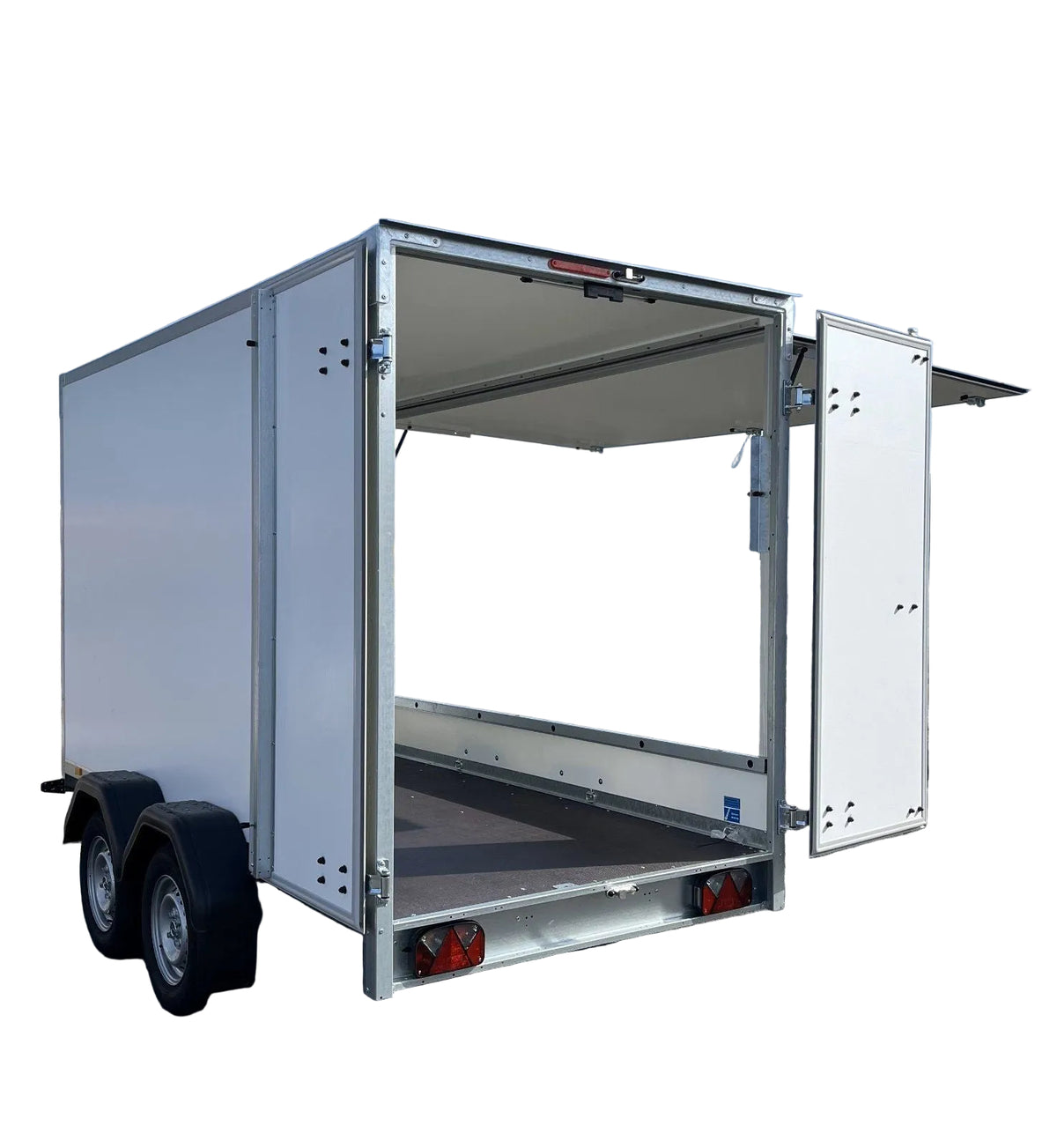 Brenderup CD300TBD2000 mit Verkaufsklappe 300x155 cm — 2 Achsen, gebremst
