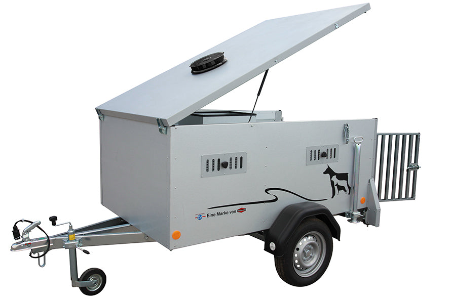 TPV Hundeanhänger HT-EU2/3 Dog3 Plus 203x124 cm — 1 Achse, ungebremst