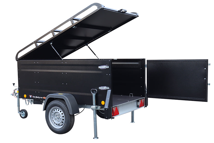 TPV Kofferanhänger KT-EB2 202x108 cm — 1 Achse, gebremst schwarz