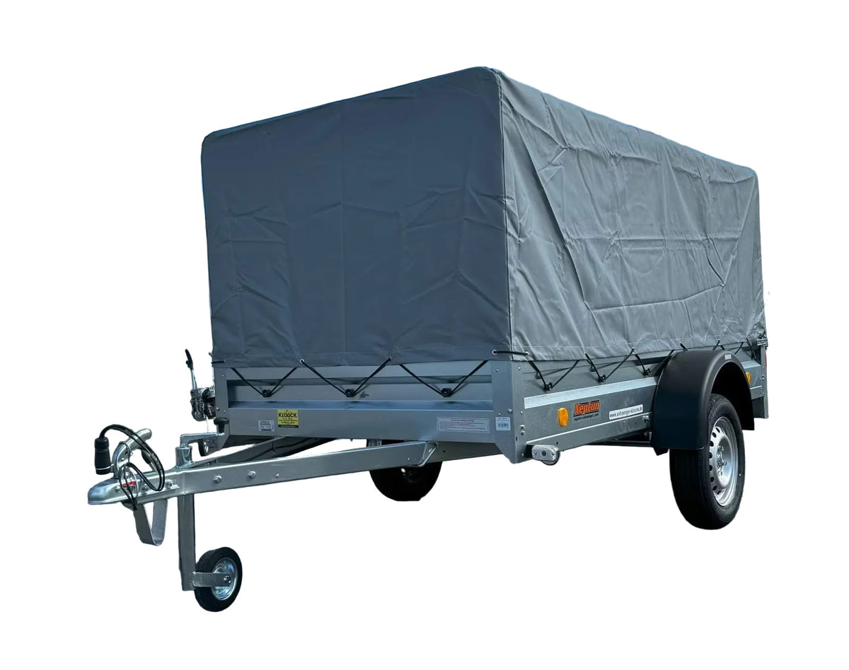 Neptun Pratik N7-236 (GN128) 236x129 cm — 1 Achse, ungebremst, kippbar · inkl. Plane & Spriegel