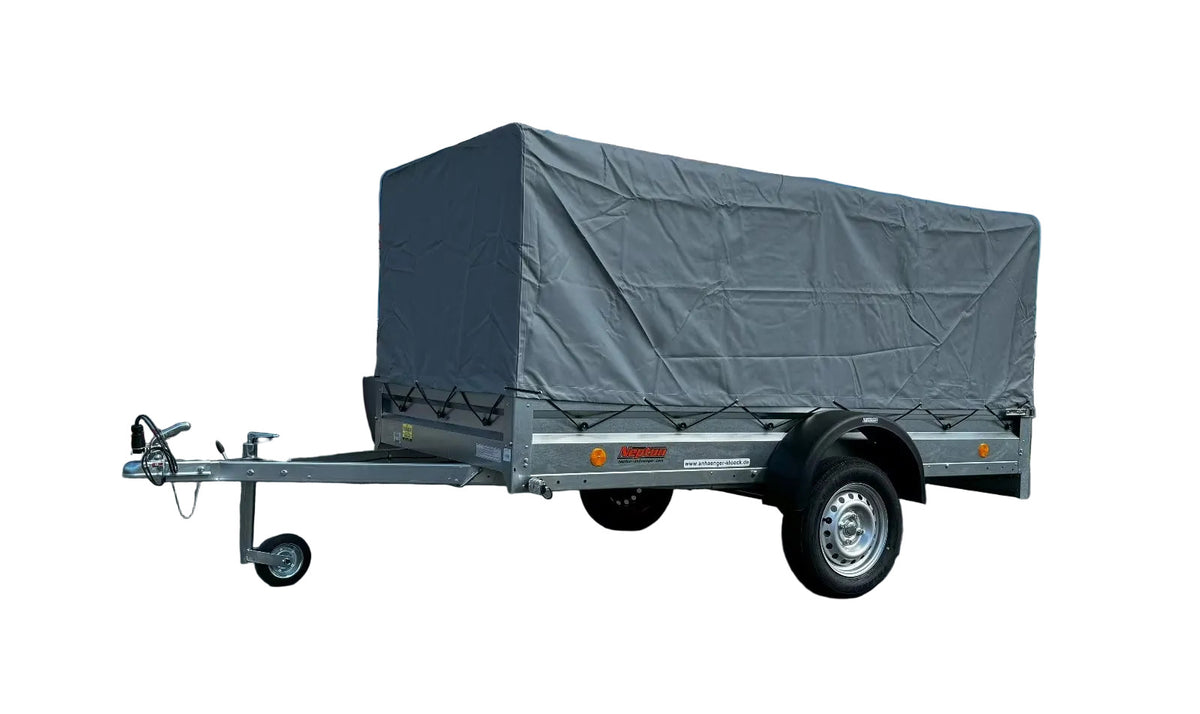 Neptun Pratik N7-236 (GN128) 236x129 cm — 1 Achse, ungebremst, kippbar · inkl. Plane & Spriegel