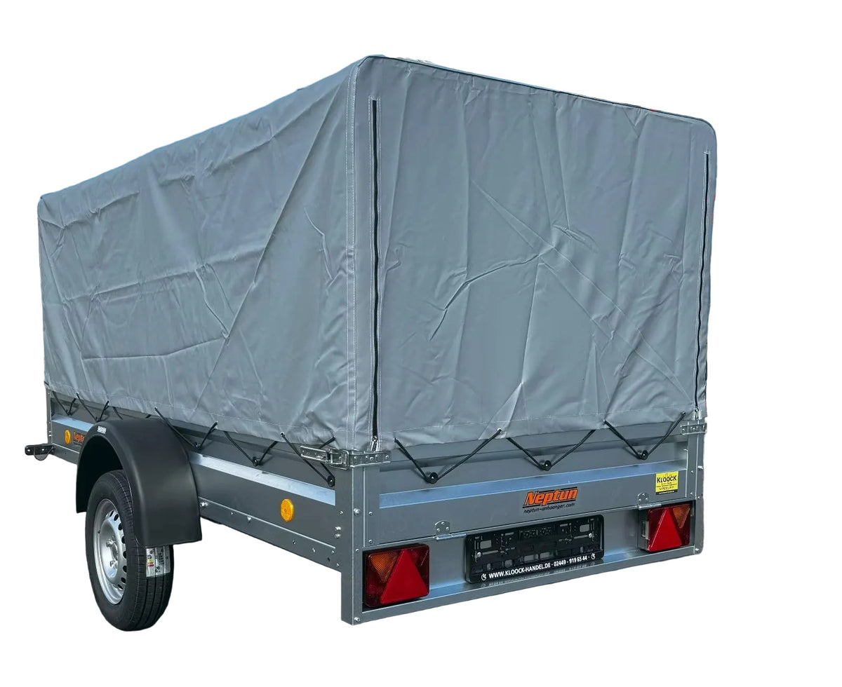 Neptun Pratik N7-236 (GN128) 236x129 cm — 1 Achse, ungebremst, kippbar · inkl. Plane & Spriegel