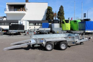 Variant Maschinentransporter-Kipper 300 x 150 cm — 2 Achsen, gebremst