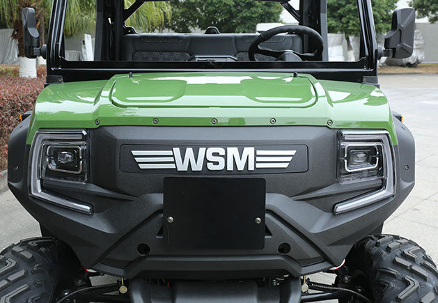 WSM RTX 1100 Allrad | 2-Sitzer Golfcar mit kippbarer Pritsche und Straßenzulassung