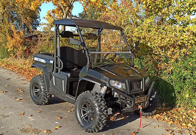 WSM RTX 900E Allrad | 2-Sitzer Golfcar mit kippbarer Pritsche und Straßenzulassung