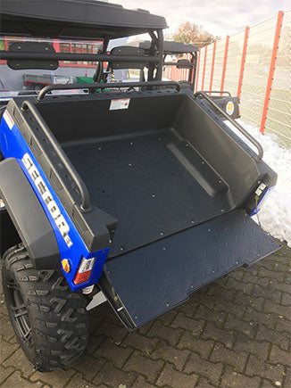 WSM RTX 900E Allrad | 2-Sitzer Golfcar mit kippbarer Pritsche und Straßenzulassung