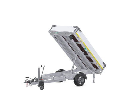 Eduard Heckkipper mit Auffahrrampen 256x150 cm — 1 Achse, gebremst