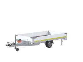 Eduard Hochlader mit Auffahrrampen 330x180 cm — 1 Achse, gebremst