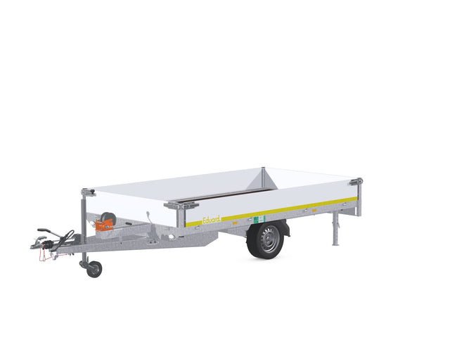 Eduard Hochlader mit Auffahrrampen 330x180 cm — 1 Achse, gebremst