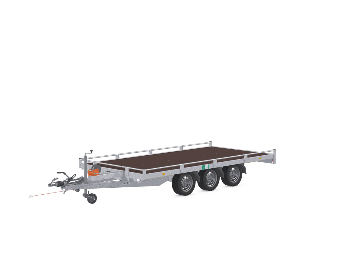 Eduard Hochlader mit Reling 406x200 cm — 3 Achsen, gebremst