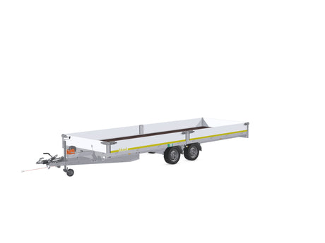 Eduard Hochlader mit Auffahrrampen 606x200 cm — 2 Achsen, gebremst