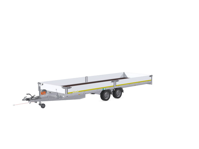 Eduard Hochlader mit Auffahrrampen 606x200 cm — 2 Achsen, gebremst