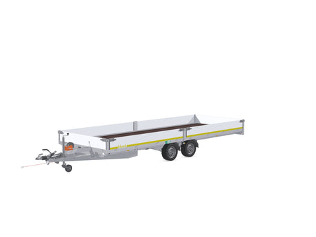 Eduard Hochlader mit Auffahrrampen 606x220 cm — 2 Achsen, gebremst