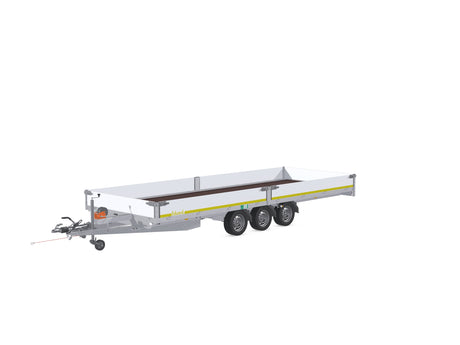 Eduard Hochlader mit Auffahrrampen 606x220 cm — 3 Achsen, gebremst