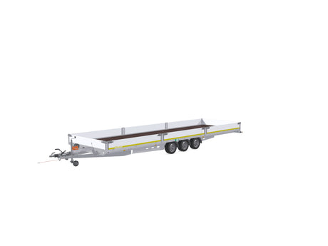 Eduard Hochlader mit Auffahrrampen 806x240 cm — 3 Achsen, gebremst