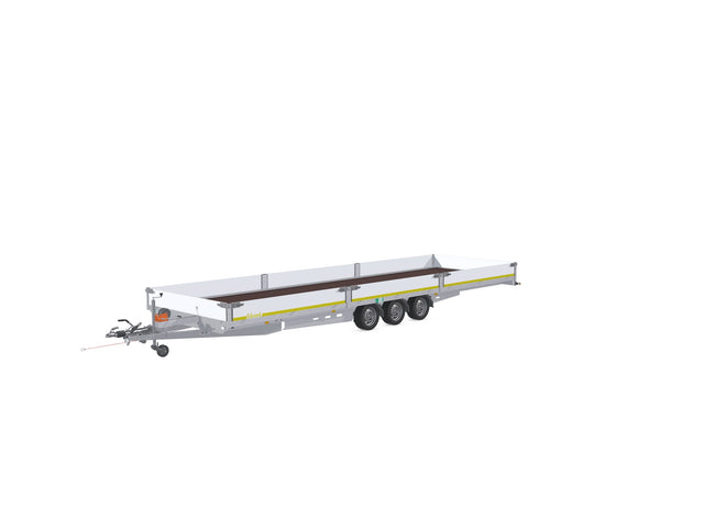 Eduard Hochlader mit Auffahrrampen 806x240 cm — 3 Achsen, gebremst